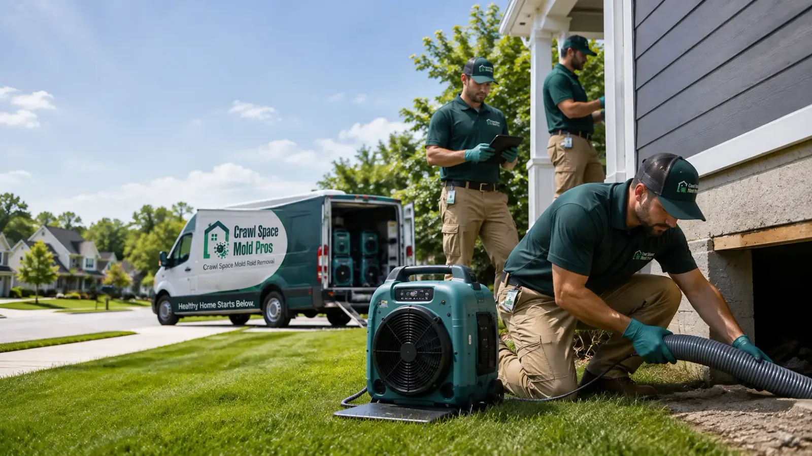 Crawl Space Mold Removal in Oneco, CT